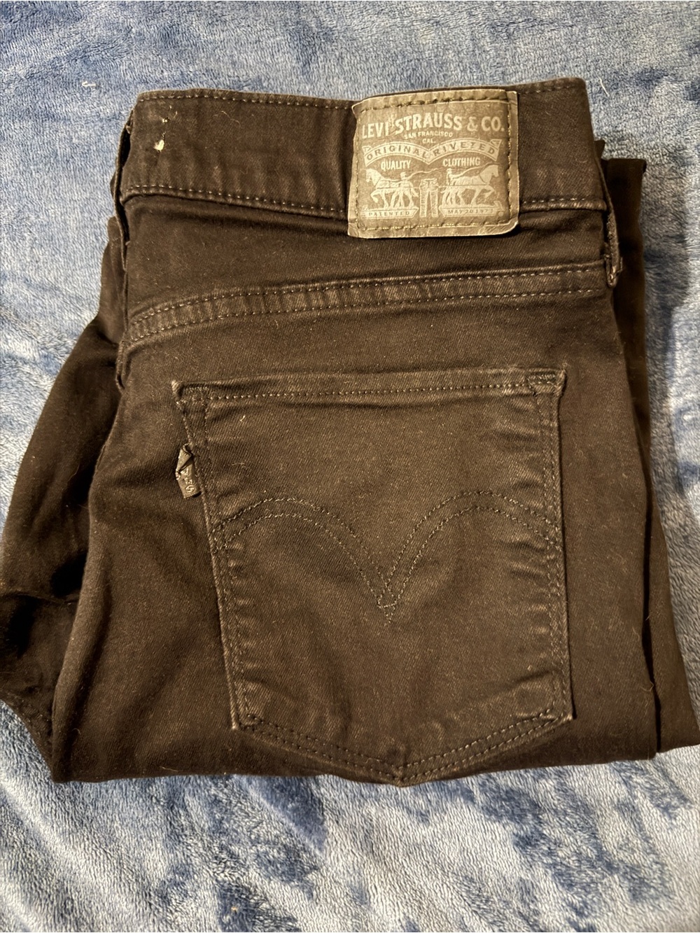 Levi's Black Slim Straight woman  Jeans